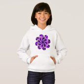 Lotus Mandala Design Sweat - shirt à capuche de re (Devant entier)