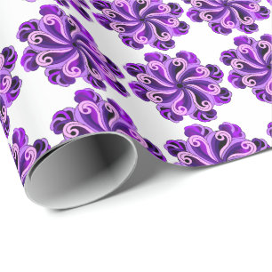 Lotus Mandala Design Wrapping Papier