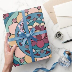Lotus Mandala Lotus Bloem Bloemstuk Cadeaupapier