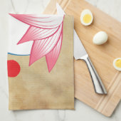 Lotus met chakra theedoek (Quarter Fold)