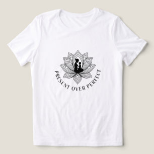 Lotus Moeder Kind Present Mantra Kunst Tri-Blend Shirt
