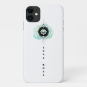 *~* Lotus Moon Stars Sacred Symbol Verlichting Case-Mate iPhone Case (Achterkant)
