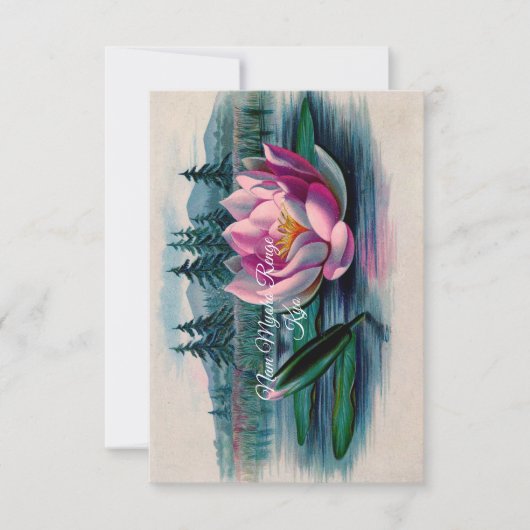 Lotus Nam Myoho Renge Kyo Buddhist Kaart (Voorkant)