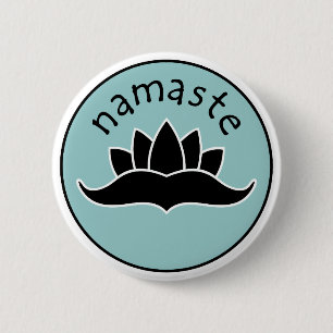 Lotus Namaste Button