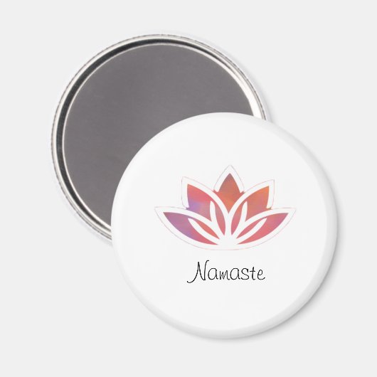 Lotus Namaste Magnet (Recto/Verso)