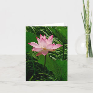 Lotus Notecard Bedankkaart
