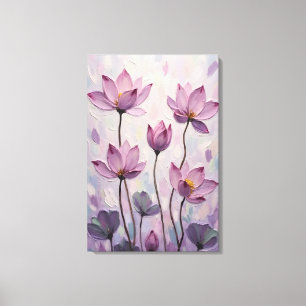 Lotus – Olie Schilderij Canvas Afdruk