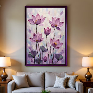 Lotus – Olie Schilderij Perfect Poster