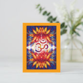 Lotus OM Art Briefkaart (Staand voorkant)