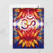 Lotus OM Art Briefkaart (Voorkant / Achterkant)