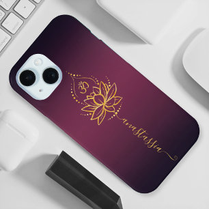 Lotus & OM – gepersonaliseerde naam minimalist