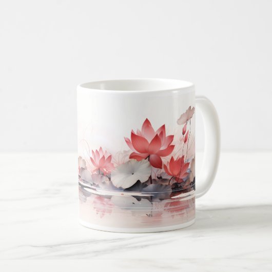 Lotus op het water koffiemok (Voorkant rechts)