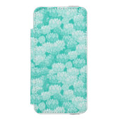 Lotus patroon 2 incipio iPhone portemonnee hoesje (Voorkant Agenda)