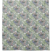 Lotus Pattern-gordijn Douchegordijn (Voorkant)
