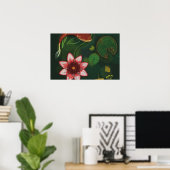 Lotus Pond Poster (Thuiskantoor)