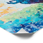 Lotus Pose Glossy Poster : Serenity in Bloom (Coin)