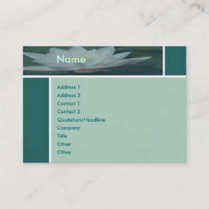 Lotus Profile Card Visitekaartje