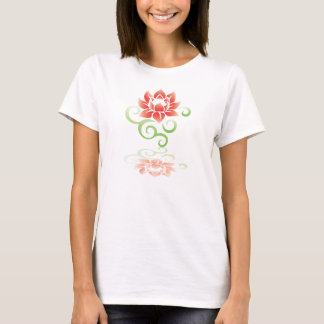 Lotus reflectie t-shirt