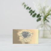 Lotus, Reiki, Spiritualité, Cartes de visite paste (Debout devant)