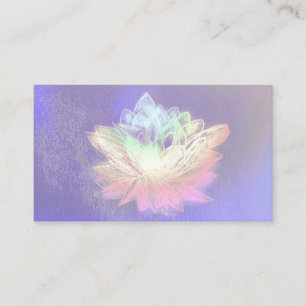 Lotus, Reiki, Spiritueel, pasteelVisitekaartjes Visitekaartje
