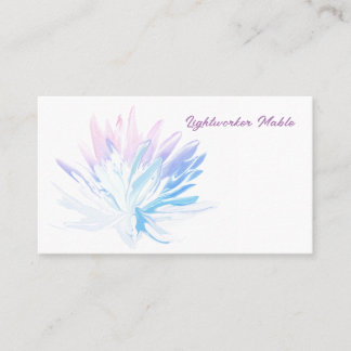 Lotus, Reiki, Spirituel, Cartes de visite d'aquare