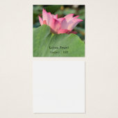 Lotus rose (Devant & derrière)