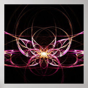 Lotus rose - affiche