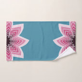 Lotus rose arc-en-ciel (Serviette à main)