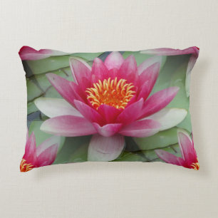 Lotus rose Coussin d'accent Lily
