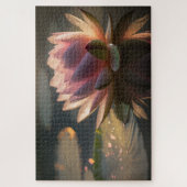 Lotus rose dans la lumière du matin Jigsaw Puzzle (Vertical)