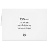 Lotus sauvage (Dos Horizontal)