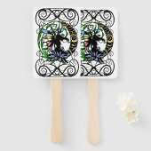 Lotus Shadow Fairy Handwaaier (Voorkant en achterkant)