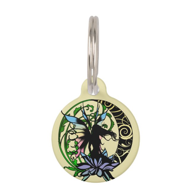 Lotus Shadow Fairy Huisdierpenning (Voorkant)