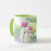 Lotus Summer, délicate vivace aquatique, Mug (Devant gauche)