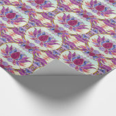 Lotus-symbool Waterverf pasta Cadeaupapier (Hoek)