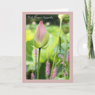 Lotus sympathcard kaart