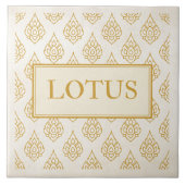 Lotus-tegel Tegeltje (Voorkant)