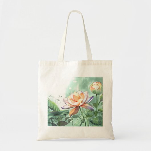 Lotus Tote Tas (Voorkant)