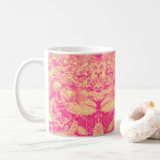 Lotus (Tropical) - Mug de café (Avec donut)