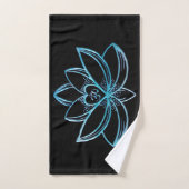 Lotus Turquoise (Serviette à main)