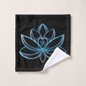 Lotus Turquoise (Gant de toilette)