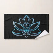 Lotus Turquoise (Serviette à main)