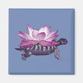 Lotus Turtle Magnet Magneet