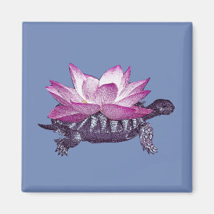 Lotus Turtle Magnet Magneet