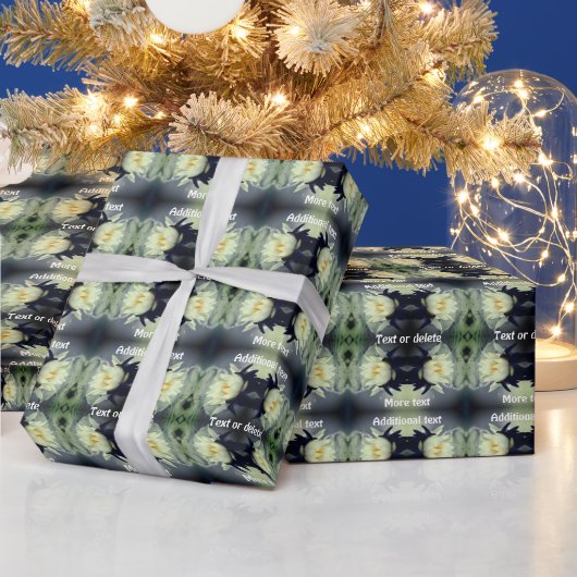 Lotus Water Lily Flower Abstract, aangepast Cadeaupapier (Feestdagen)