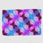 Lotus Water Lily Flower Abstract Art Patroon Golfhanddoek (Horizontaal)