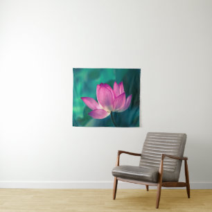 Lotus Water Lily Flower Wandkleed