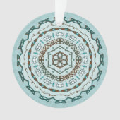 Lotus Weave Acryl Ornament (voorkant)