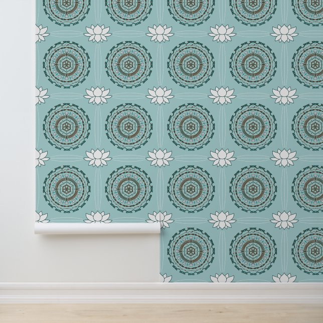 Lotus Weave Behang (Applicatie)