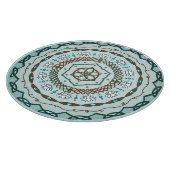Lotus Weave glazen snijplank (Hoek)